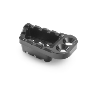 Foot brake lever step plate