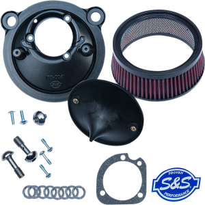 Super Stock Stealth Air Cleaner Kit Black