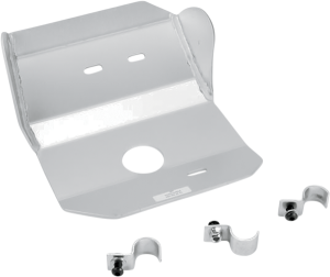 MOOSE RACING Placă de protecție din aluminiu, argintie 