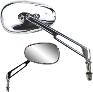 Billet Chrome Mirror Chrome, 1, nordicamoto.ro