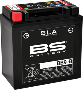 Sla Factory- Activated Agm Maintenance-free Battery Black