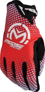 Sx1 Gloves Red, Blue, Black 