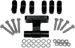 Universal Pivoting Handlebar Riser System Black