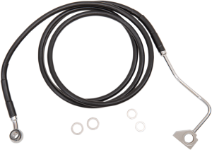 Extended Length Black Vinyl Brake Line Kit Black
