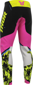 Pantaloni Sportmode Punkd negru-roz-galben, 5, nordicamoto.ro