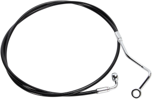 Xr Stainless Upper Brake Line Black, Chrome Oversize [+203 mm (8'')], 2, nordicamoto.ro