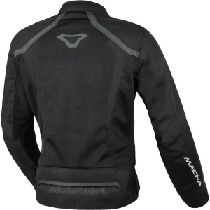Geaca de vara textil dama MACNA GRISCA XS Negru/Rosu, 2, nordicamoto.ro