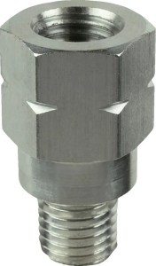 M10-1.25 Thread Extension 20 Mm Long Silver 