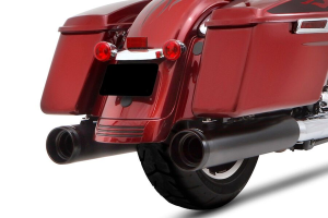 Muffler Slip-on 4.5(r) Duals For Touring Black