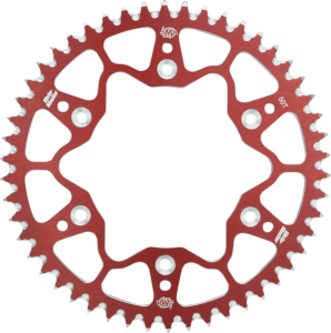 7075 Pinion de motocross de curse, roșu