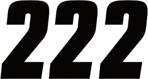Number Stickers Black