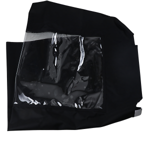 Utv Rear Windscreen Black 