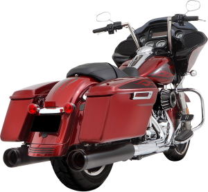 Muffler Slip-on 4.5(r) Duals For Touring Black