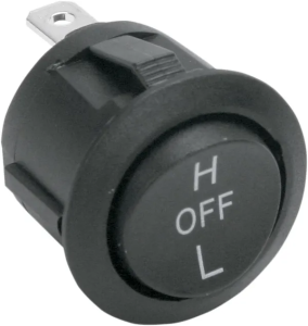 Replacement High-low Rocker Switch Black, 1, nordicamoto.ro