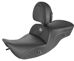 Heated Roadsofa Carbon Fiber Seat Black
