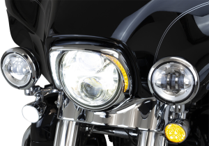 Fang® Headlight Bezel Chrome, 1, nordicamoto.ro