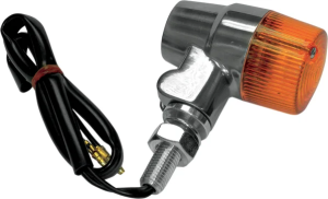 Lămpi de poziție rotunde din aluminiu, lustruite, 1, nordicamoto.ro