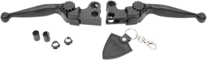 Journey Adjustable Lever Set For Harley Models Black
