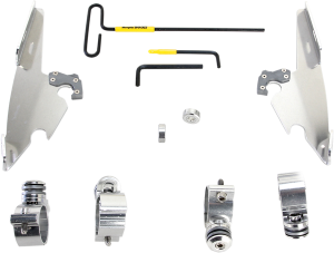 Batwing Fairing Trigger-lock Mounting Kit Silver, 1, nordicamoto.ro