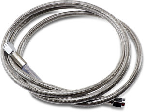 Universal Brake Line Silver, Clear-coated