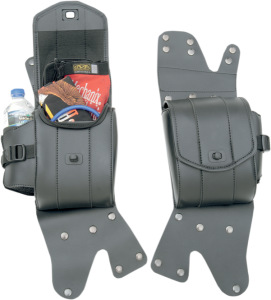 Cruis'n Deluxe Saddlebag Guard Bag Set Black, 2, nordicamoto.ro