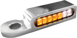 Led Handlebar Turn Signals Natural, Chrome