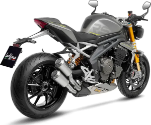 Tobă de eșapament LeoVince LV-10 Slip-On pentru Triumph Speed Triple 1200 RR, 2, nordicamoto.ro