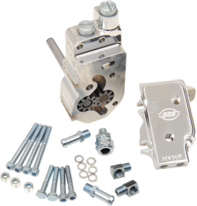 High Volume/high Pressure (hvhp) Polished Billet Oil Pump Silver