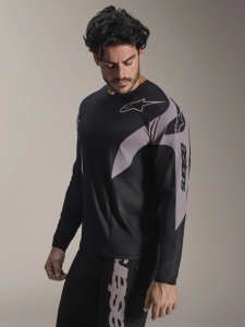 Tricou cu mâneci lungi A-Supra Elite, negru, 4, nordicamoto.ro
