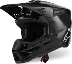 Casca Alpinestars Sm3 Solid Black Gloss