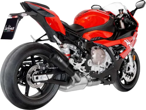 Tobă de eșapament LeoVince LV-10 Full Black Slip-On pentru BMW S1000R, 4, nordicamoto.ro