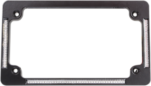All-in-one License Plate Frame Amber, Red, White