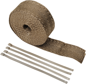 Lava Rock Exhaust Wrap Kit Silver, 1, nordicamoto.ro
