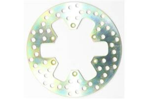 Round D-series Fixed Offroad Brake Rotor Silver, Stainless Steel, 1, nordicamoto.ro