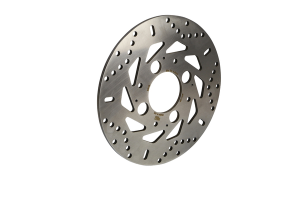 Round Fixed Brake Rotor Silver, Stainless Steel