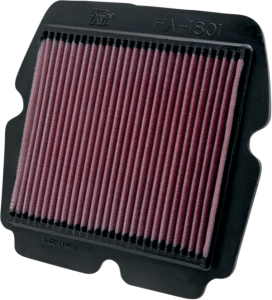 High-flow Air Filter Black, Red, 1, nordicamoto.ro