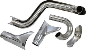Bad Hombre Dual Exhaust System Chrome, 2, nordicamoto.ro