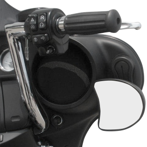 Fairing Mirror Drop Bracket Kit Black, 2, nordicamoto.ro