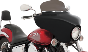 Slotted Stainless Steel Batwing Fairing Trim Chrome, Polished, 1, nordicamoto.ro