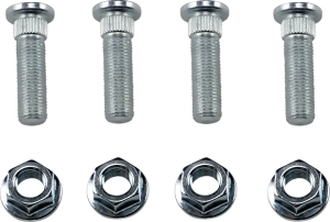 MOOSE RACING Wheel Stud-nut Kit Silver 