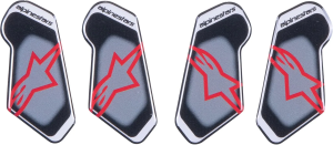 Set Stickere Înlocuire Alpinestars RK-7 Hinge Cover Black/Gray/Red