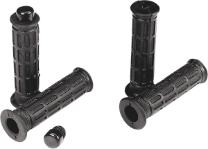 Laser Street Grips Black, 1, nordicamoto.ro