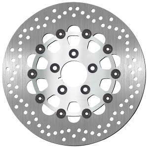 Brake Rotor Round Silver