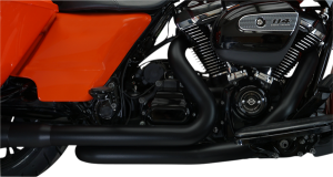 Aggressor 2-into-2 Crossover Headers With Heat Shields Black