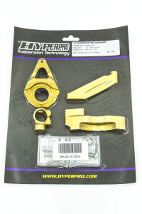 Steering Damper Mounting Kit Gold