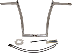 1-1/4(r) Ez Install Pointed Top Handlebar Kit Silver, 3, nordicamoto.ro