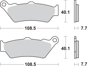 Ls Street Excel Sintered Rear Brake Pads