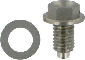 Magnetic Drain Plug By Zipty Silver