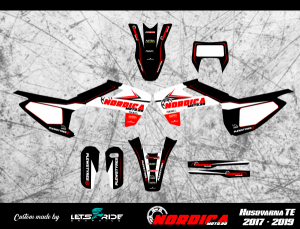 Kit stickere NordicaMoto Husqvarna TE 17-19