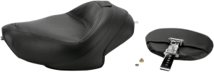Wide Solo Seat With Removable Backrest Black, 1, nordicamoto.ro